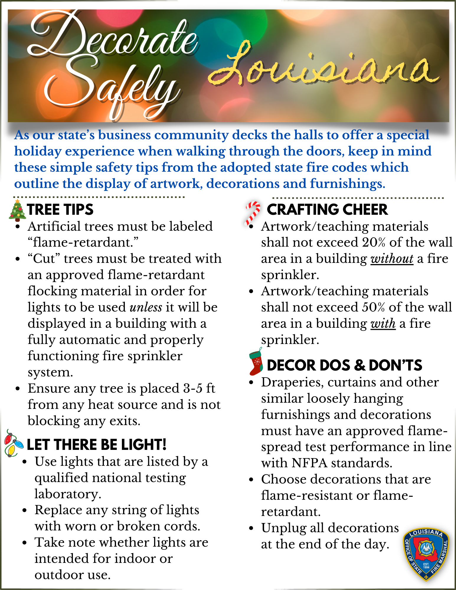 Decorate Safely